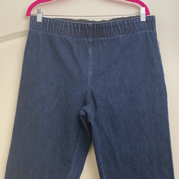 Soft Surroundings Pull-On Denim Jeans Women’s LP Elastic Waist classic Simple - Picture 3 of 11